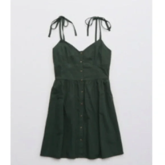 aerie | Dresses | Aerie Linen Corset Dress | Poshmark